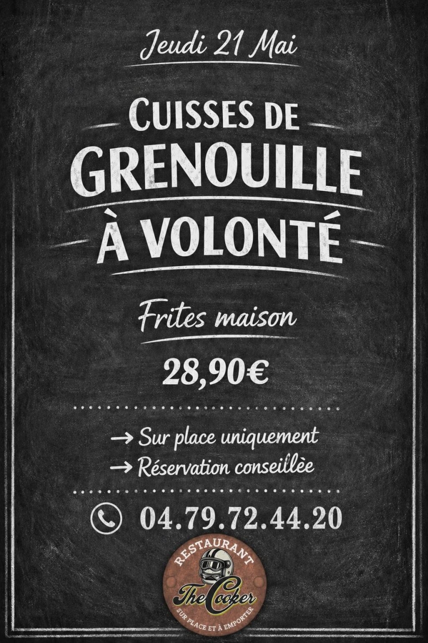 Événements - The Cooker - Restaurant La Ravoire - top restaurant LA RAVOIRE